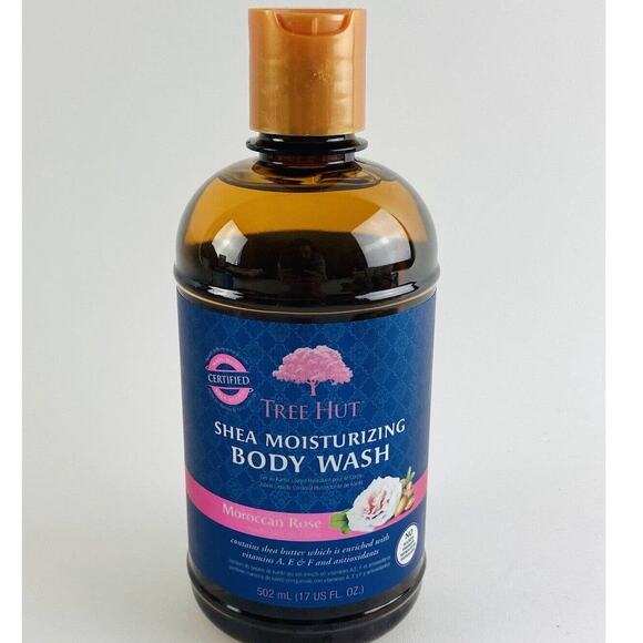 Tree Hut Shea Moisturizing Body Wash Moroccan Rose 17oz NEW HTF Antioxidants - Picture 1 of 9